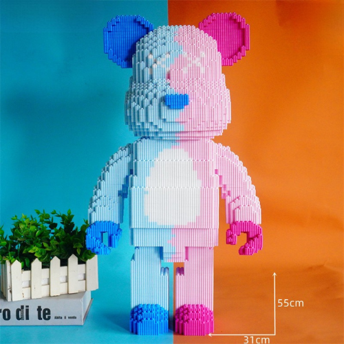 Blue Pinky Bear - Manollo